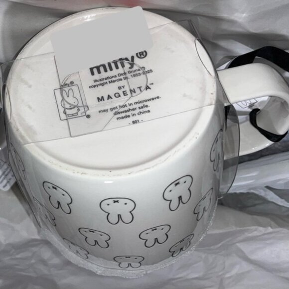 Miffy Cute Mug Embossed Bunny with Miffy Head Cup Lid Authentic by Magenta - Picture 4 of 4